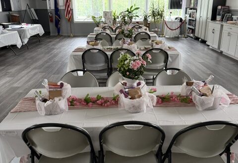 Spring Luncheon Table Settings