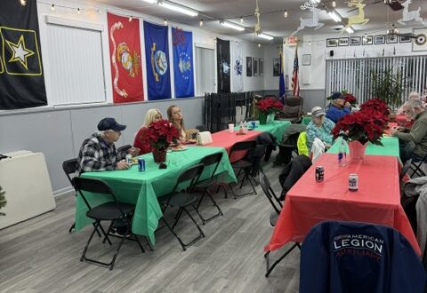 Christmas Gathering in the Main Hall