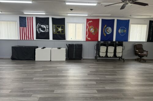 Service Flags in the Main Hall